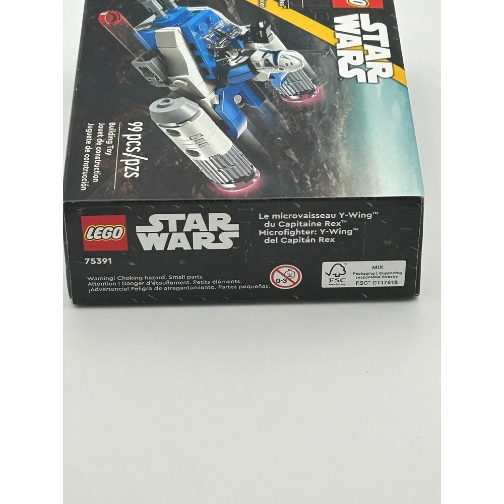 LEGO Star Wars Captain Rex Y-Wing Microfighter 75391 Building Toy 99 Pcs New k2